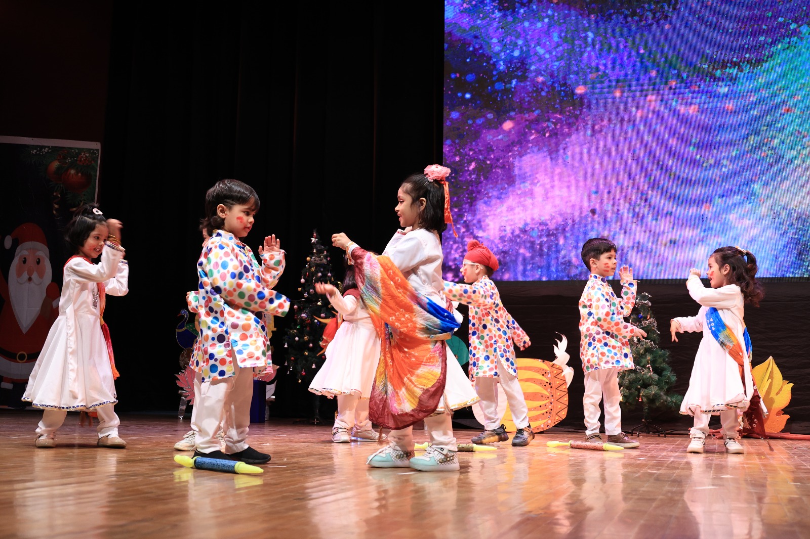 Kids creating art and crafts Children engaged in art and crafts