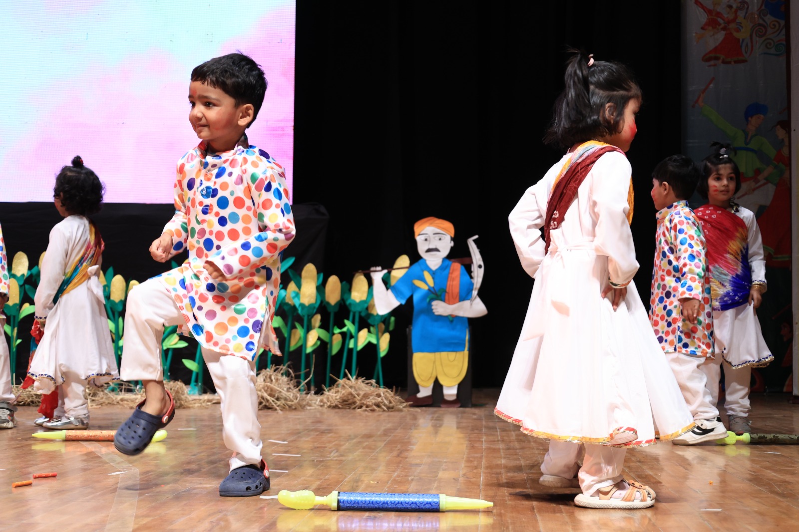Teacher reading a story to the children Teacher reading story to children